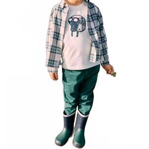 NEW PATACHOU boy woven shirt in emerald